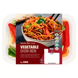 Main for Two Vegetable Chow Mein 400g offers at £3 in Asda