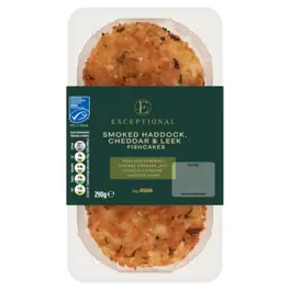 Smoked Haddock, Cheddar & Leek Fishcakes 290g offers at £2.5 in Asda