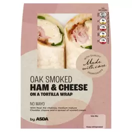 Oak Smoked Ham & Cheese on a Tortilla Wrap offers at £3 in Asda