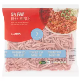 5% Fat Beef Mince offers at £4.35 in Asda