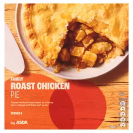 Family Roast Chicken Pie 700g offers at £3.35 in Asda