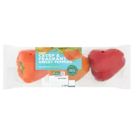 Crisp & Fragrant Sweet Peppers 3 Pack (Colour may vary) offers at £1.29 in Asda