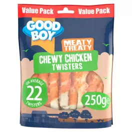 Meaty Treaty Chewy Chicken Twisters Dog Treats offers at £5.5 in Asda