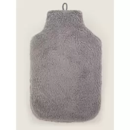 Grey Teddy Fleece Hot Water Bottle offers at £4 in Asda