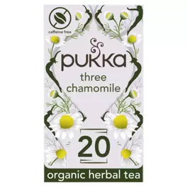 20 Organic Three Chamomile Herbal Tea Sachets 30g offers at £3.5 in Asda