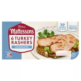 6 Turkey Rashers Unsmoked 150g offers at £2 in Asda