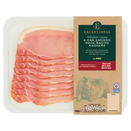 8 Oak Smoked Back Bacon Rashers 240g offers at £3.25 in Asda