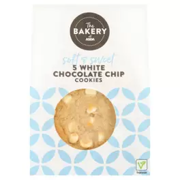 5 White Chocolate Chip Cookies offers at £1.45 in Asda