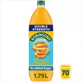 Double Strength Orange & Pineapple No Added Sugar Fruit Squash offers at £2.5 in Asda