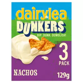 Dunkers Nachos (3 x 43g) 129g offers at £1.42 in Asda