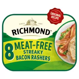 8 Vegan Meat Free Streaky Bacon Rashers offers at £2.3 in Asda