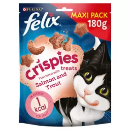 Crispies Cat Treats Flavoured with Salmon and Trout offers at £2.48 in Asda