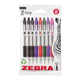 Z-Grip Assorted Colours Ballpoint Pens 6pk offers at £2 in Asda