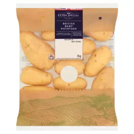 British Baby Potatoes 1kg offers at £1.24 in Asda