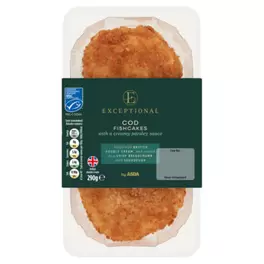 Cod Fishcakes with a Creamy Parsley Sauce 290g offers at £3 in Asda