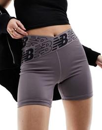 New Balance relentless legging shorts in charcoal offers at £35 in ASOS