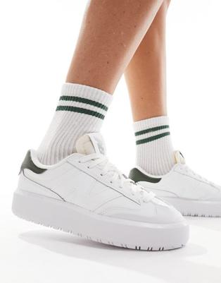 New Balance CT302 trainers in white & green offers at £66 in ASOS