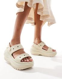 Crocs Mega Crush sandals in bone offers at £65 in ASOS