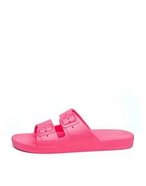 Freedom Moses Freedom moses scented sandals in neon pink offers at £40 in ASOS