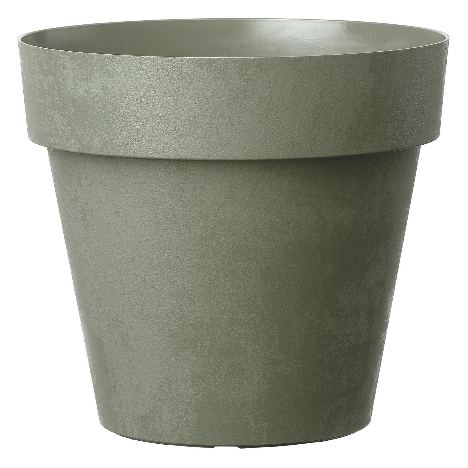 Verve Nurgul Deep lichen green Polypropylene (PP) Circular Plant pot (Dia)58cm offers at £36 in B&Q
