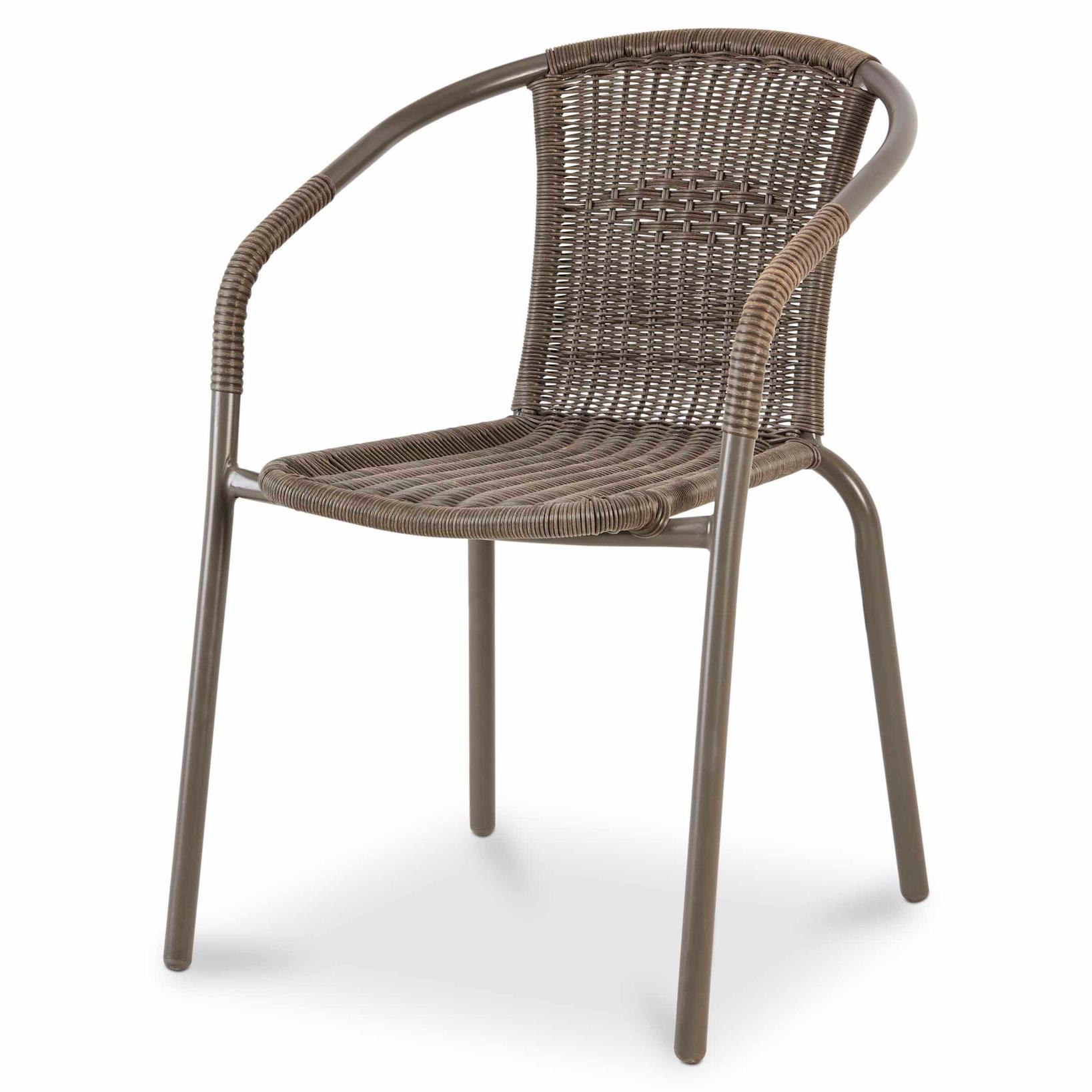 GoodHome Bari Brown Metal Armchair offers at £20 in B&Q