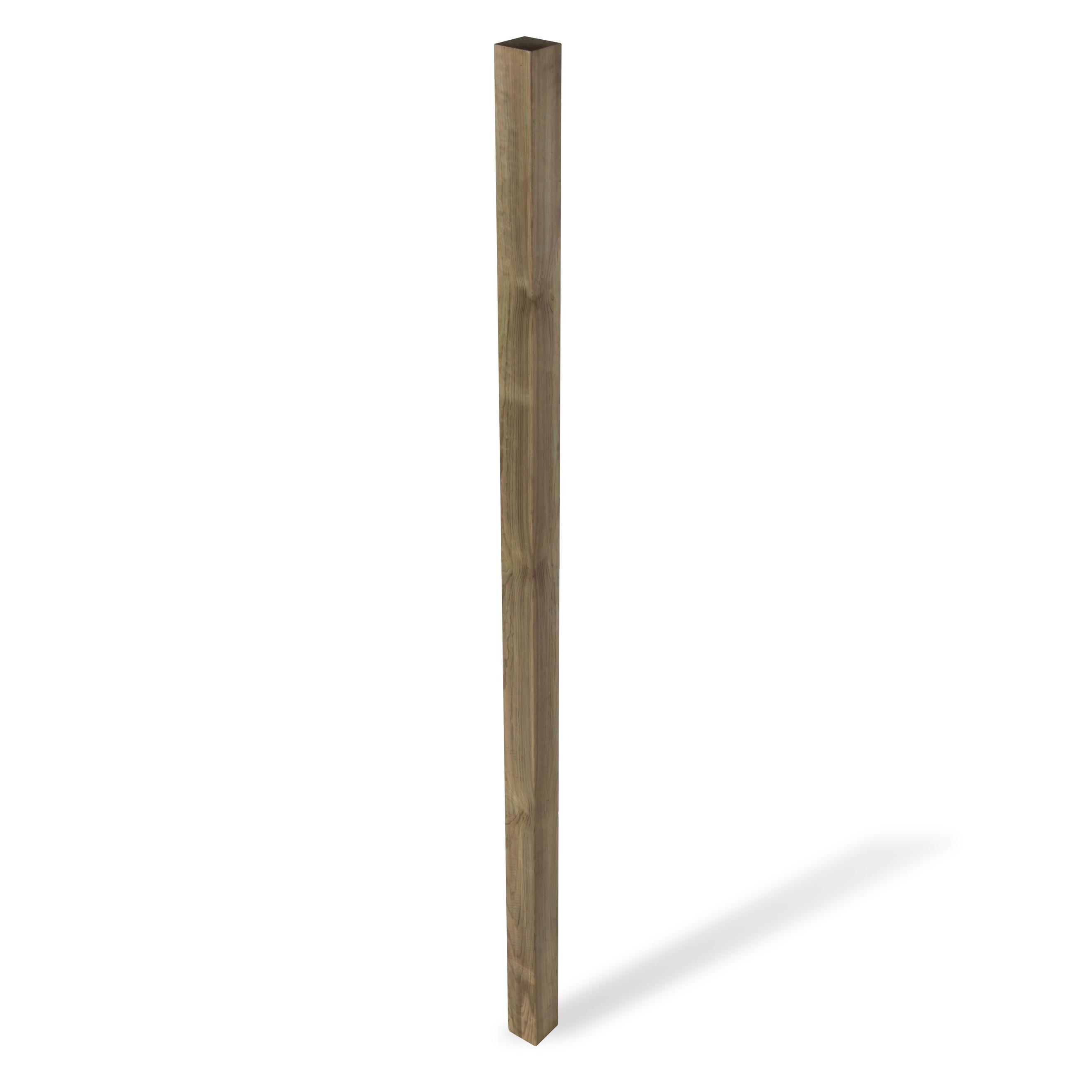 Klikstrom UC4 Natural Wooden Fence post (H)2.4m (W)90mm offers at £24 in B&Q