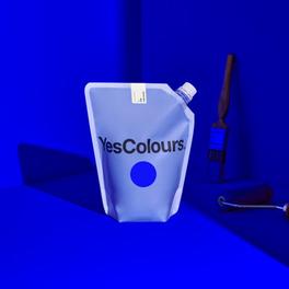 YesColours Electric Blue masonry paint,  1 Litre, Premium, Low VOC, Pet Friendly, Sustainable, Vegan offers at £40 in B&Q