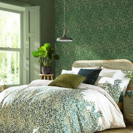 William morris at Home Deep Green Willow Bough Tree Wallpaper offers at £60 in B&Q