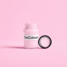 YesColours Friendly Pink paint sample (60ml), Premium, Low VOC, Pet Friendly, Sustainable, Vegan offers at £6.5 in B&Q