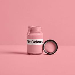 YesColours Mellow Pink paint sample (60ml), Premium, Low VOC, Pet Friendly, Sustainable, Vegan offers at £6.5 in B&Q