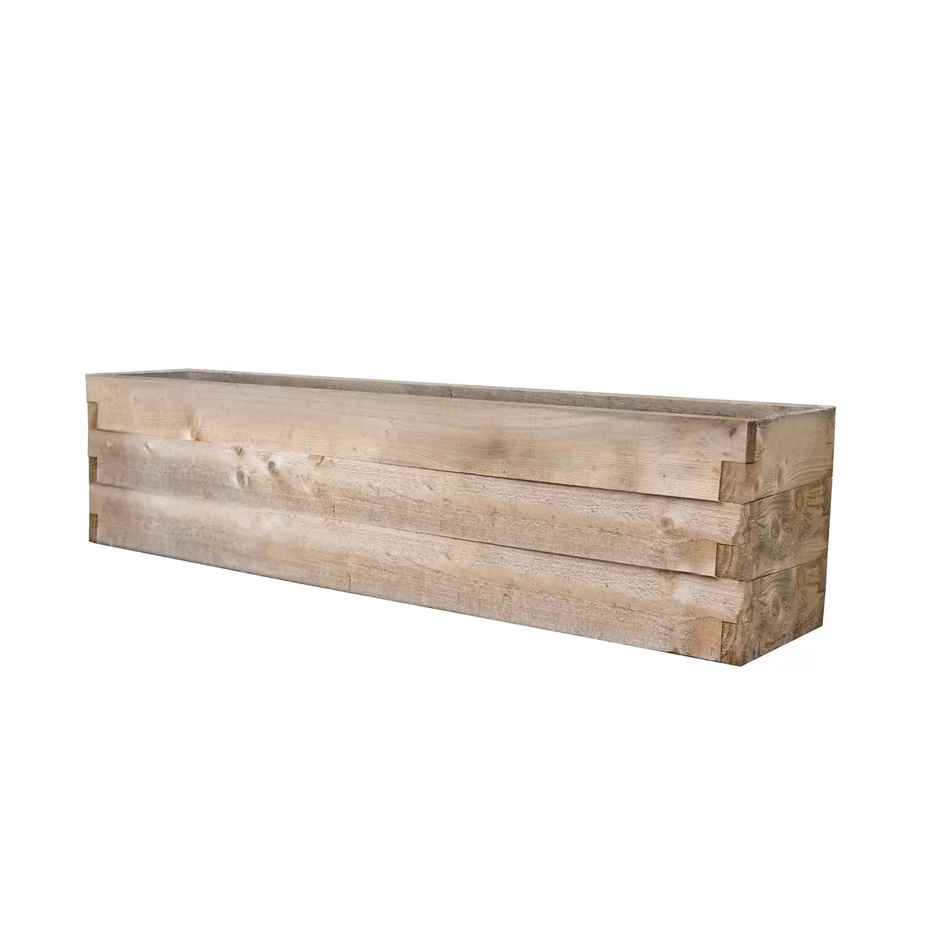 Forest Garden Rectangular Raised bed kit (H)42cm x (W)180cm offers at £154 in B&Q