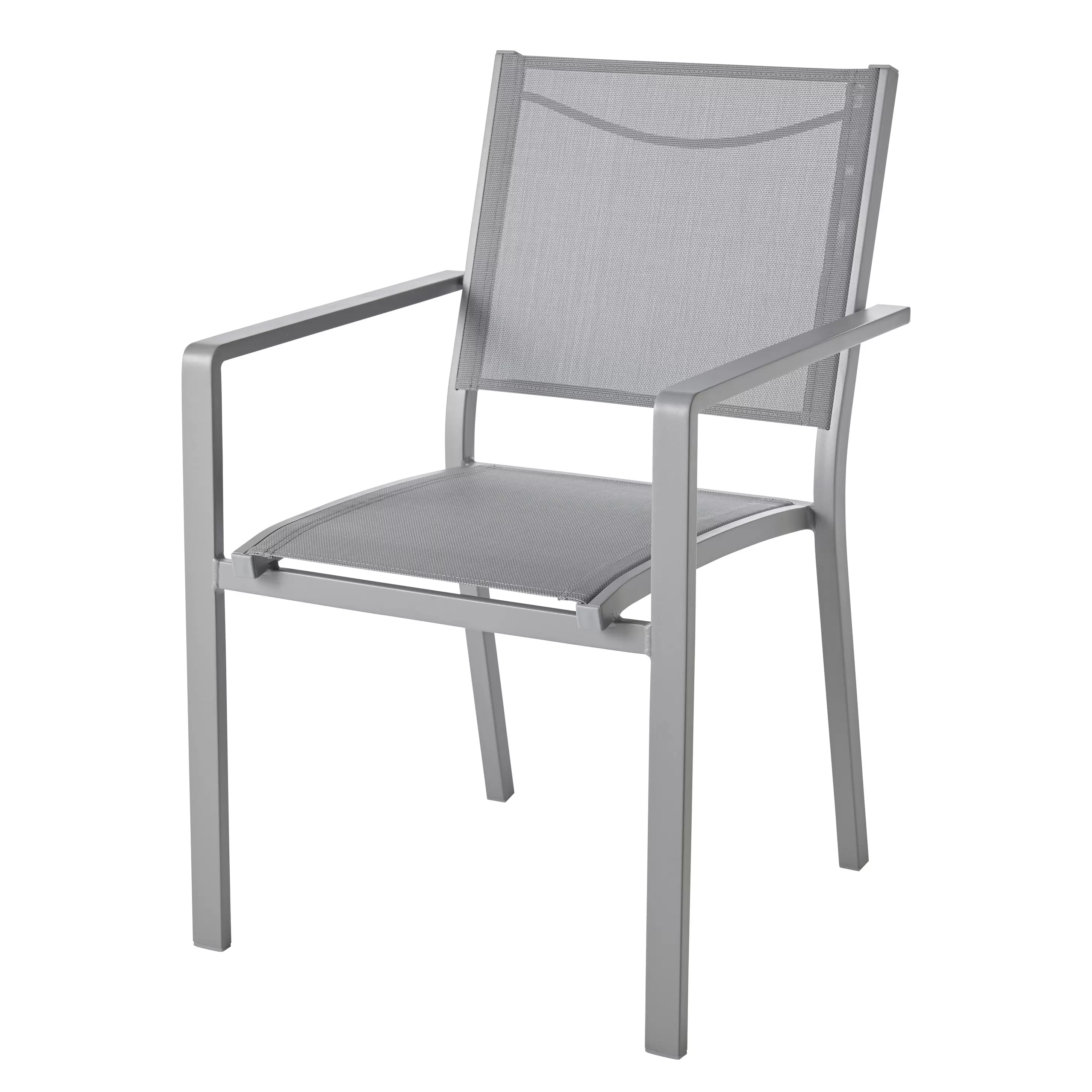 GoodHome Moorea Grey Metal Armchair offers at £35 in B&Q