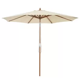 Costway 3M Outdoor Patio Umbrella Garden Parasol Sun Shade Market Umbrella w/ 8 Ribs offers at £64.95 in B&Q