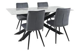 Signature
Porto 1.8m Silver Dining Table & 4 Grey Chairs offers at £1899 in ScS