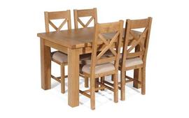 Living
Cruz 1.25m Extending Dining Table & 4 Cross Back Chairs offers at £1099 in ScS