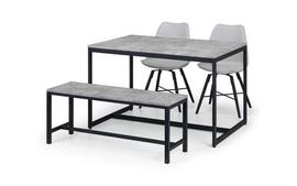 Living
Knightsbridge Dining Table, Bench & 2 Grey Chairs offers at £399 in ScS