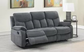 Tobias Fabric 3 Seater Manual Recliner Sofa offers at £779 in ScS