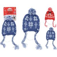 Dog Christmas Hat - Blue offers at £2.99 in Beales