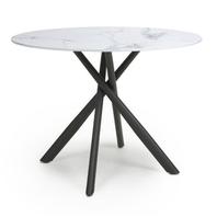 Avesta White Round Dining Table offers at £300 in Beales