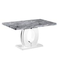 Neptune Medium Marble Effect Grey/White Dining Table offers at £330 in Beales