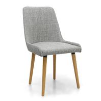 Capri Flax Effect Grey Weave Dining Chair Set Of 2 offers at £220 in Beales