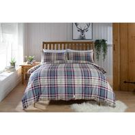 Deyongs Malvern Check Brushed Cotton Rich Duvet Cover Set offers at £15.99 in Beales