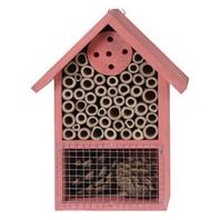 Insect Hotel Wood 20cm Pink offers at £6.49 in Beales