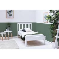 Disley Classic White Wooden Bed - Single offers at £99.99 in Beales