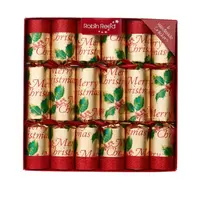 Robin Reed Merry Christmas Elegance Crackers 6 X 12" (30cm) offers at £20.99 in Beales