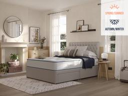 Slumberland Duo 1000 2-in-1 Divan Bed Set On Glides offers at £1024.99 in Bensons for Beds