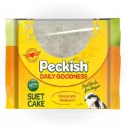 Peckish Daily Goodness Peanut & Mealworm Suet Cake 300g offers at £2.5 in Squires Garden Centres