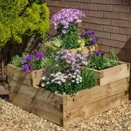 Caledonian Tiered Raised Bed - 60cm x 90cm x 90cm offers at £114.99 in Squires Garden Centres