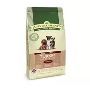 James Wellbeloved Turkey & Rice Adult Small Breed 1.5kg offers at £9.99 in Squires Garden Centres