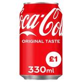 Coca-Cola Original Taste 330ml PM £1 offers at £1 in Bestway